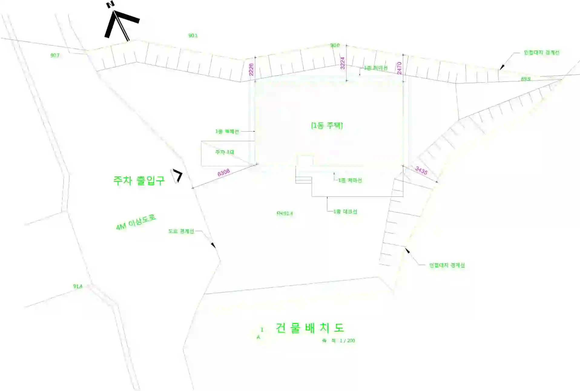 남동 191-2 배치도 이미지